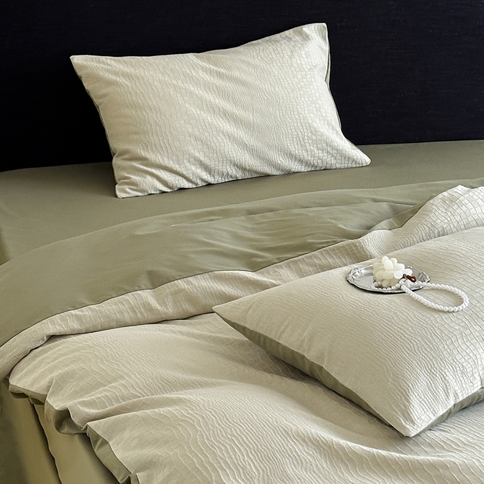 91家纺网 家纺一手货源 找家纺 静家居-简约原创家纺 2026新款60s贡缎提花系列四件套-伯爵 伯爵-绿