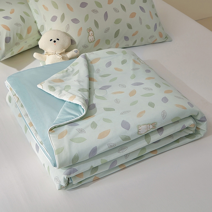 91家纺网 家纺一手货源 找家纺 （总）梦恬佳 2026新款冰淇淋印花凉感丝夏凉被小冰被