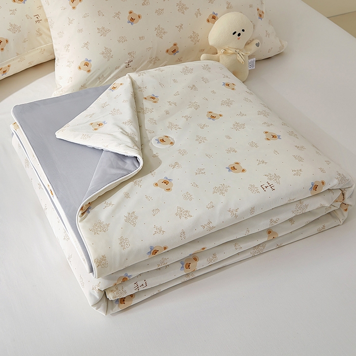 91家纺网 家纺一手货源 找家纺 （总）梦恬佳 2026新款冰淇淋印花凉感丝夏凉被小冰被