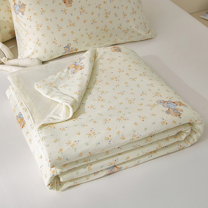 91家纺网 家纺一手货源 找家纺 （总）梦恬佳 2026新款冰淇淋印花凉感丝夏凉被小冰被