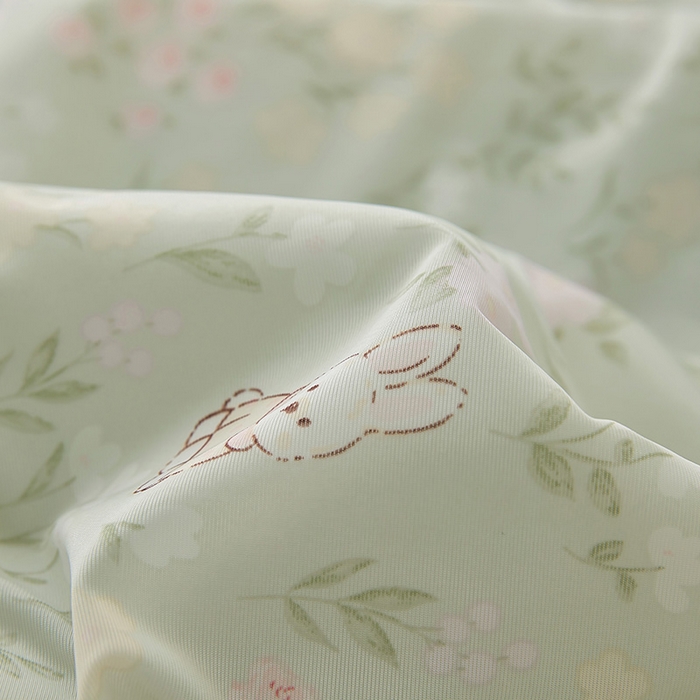 91家纺网 家纺一手货源 找家纺 梦恬佳 2026新款冰淇淋印花凉感丝夏凉被小冰被 墩墩兔