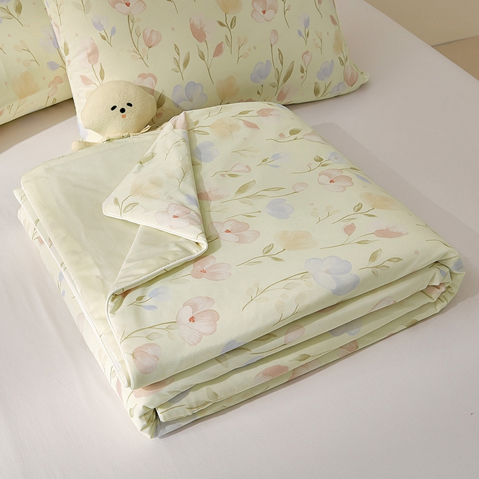 梦恬佳 2026新款冰淇淋印花凉感丝夏凉被小冰被 繁花