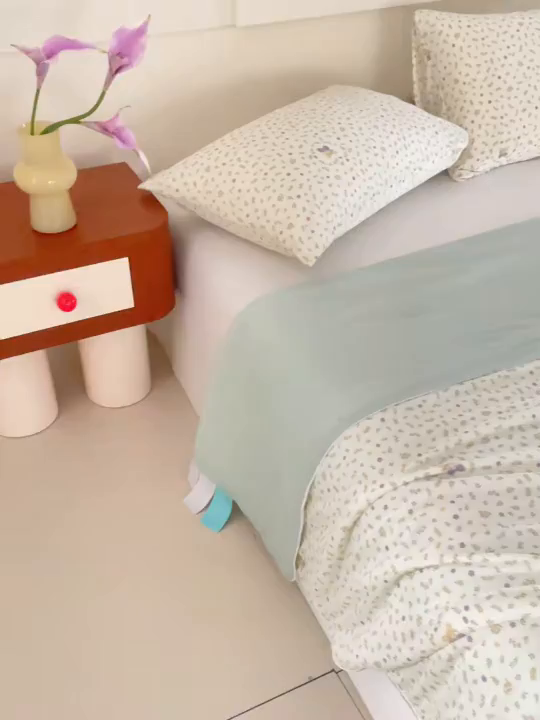 91家纺网 家纺一手货源 找家纺 梦恬佳 2026新款冰淇淋印花凉感丝夏凉被小冰被 香草物语