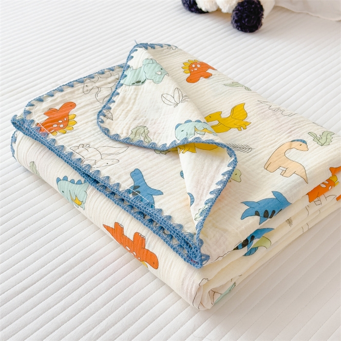 91家纺网 家纺一手货源 找家纺 （总）布凡家居 2026新款全棉纯棉双层纱布毯夏被毯盖毯双层纱浴巾毯