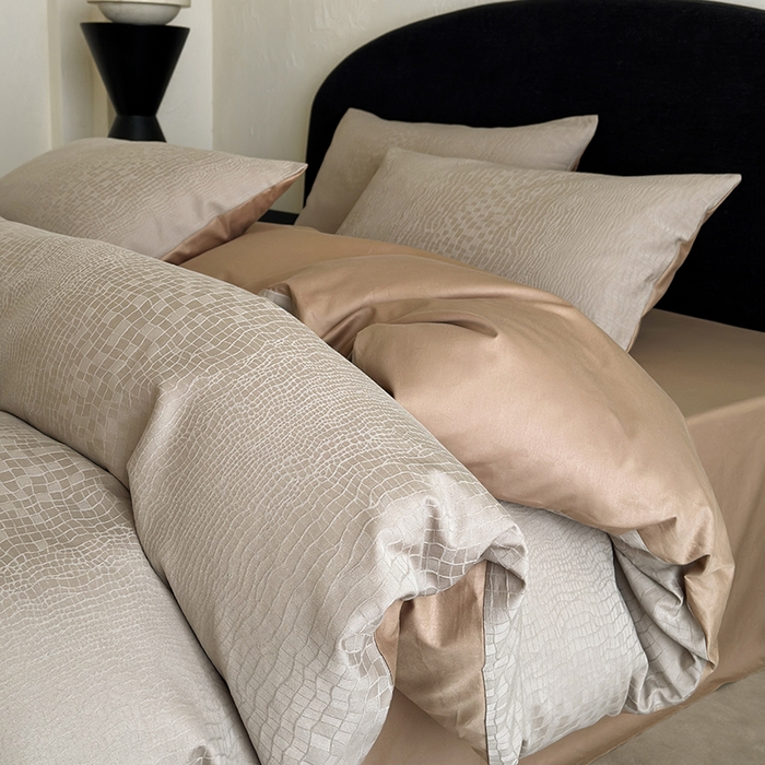 91家纺网 家纺一手货源 找家纺 （总）静家居-简约原创家纺 2026新款60s贡缎提花系列四件套-伯爵