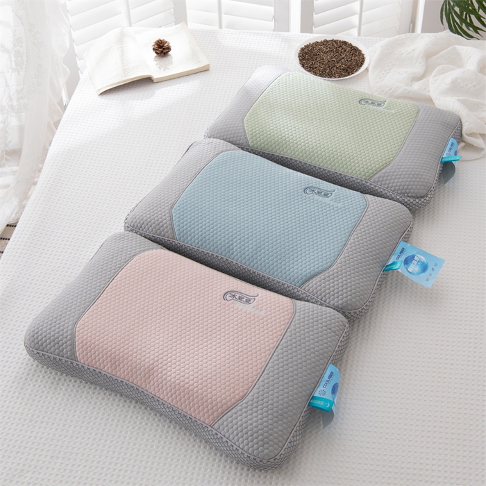 91家纺网 家纺一手货源 找家纺 （总）仁宇枕业 2026新款新品清凉豆豆盛夏时光系列冰豆豆立体全荞麦枕头枕芯