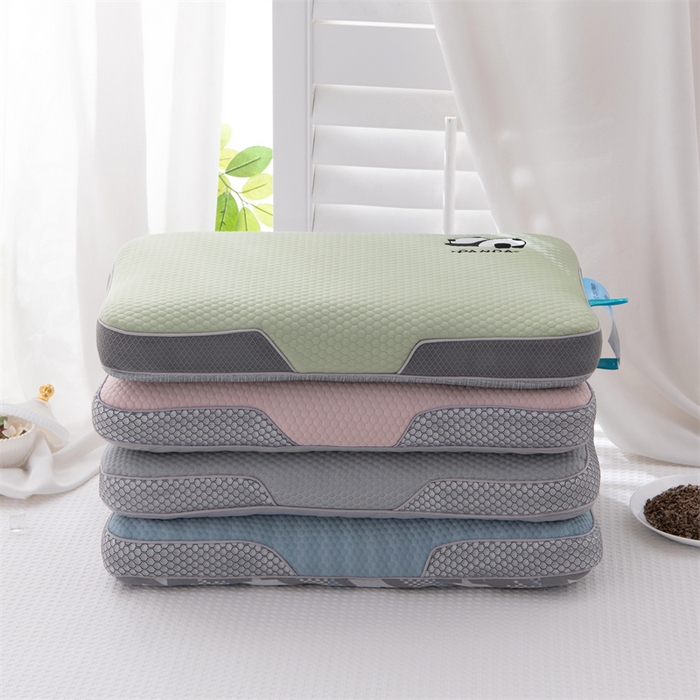 91家纺网 家纺一手货源 找家纺 （总）仁宇枕业 2026新款新品清凉豆豆盛夏时光系列冰豆豆立体全荞麦枕头枕芯