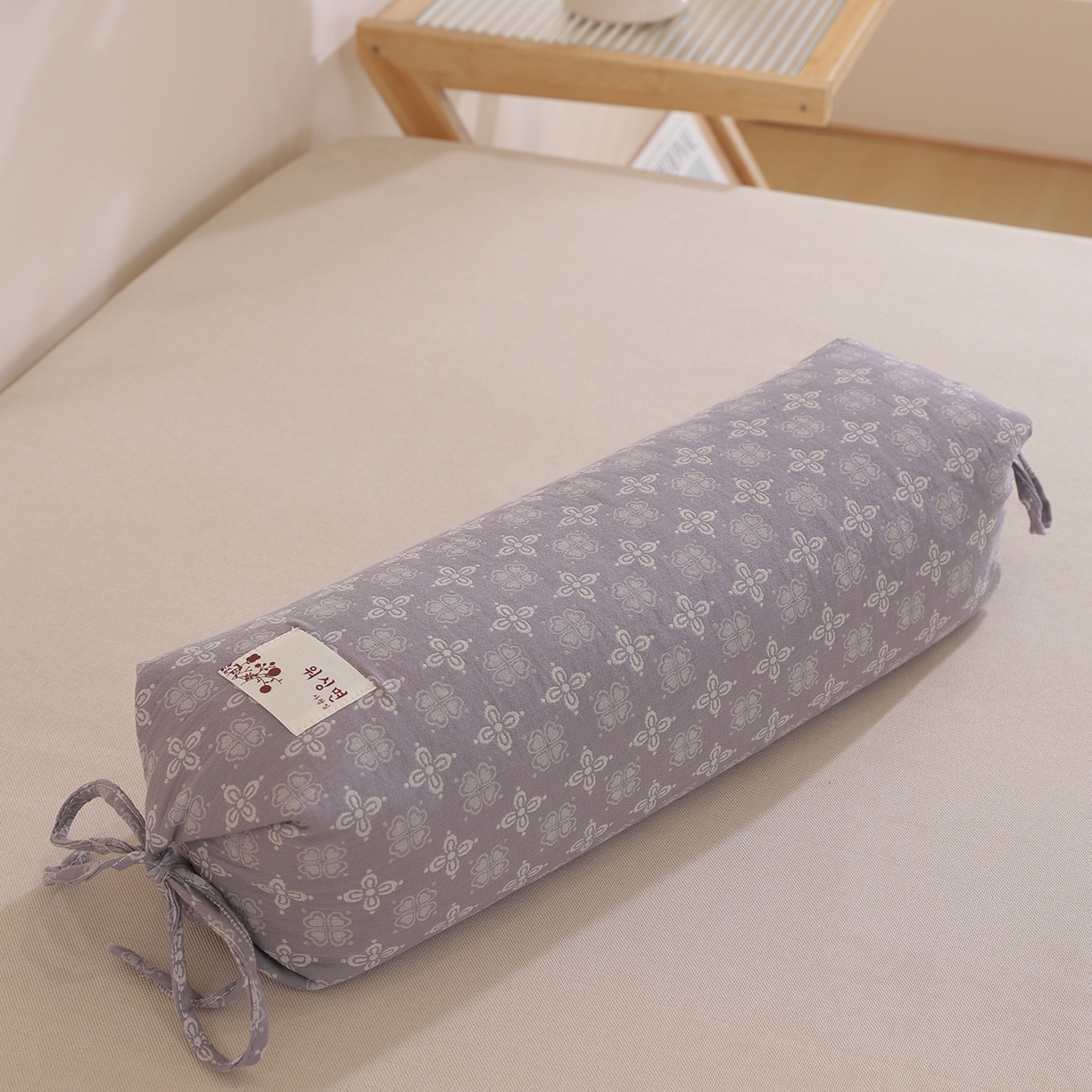 91家纺网 家纺一手货源 找家纺 （总）仁宇枕业 2026新款新品全棉提花双层纱高低两用糖果荞麦枕头枕芯