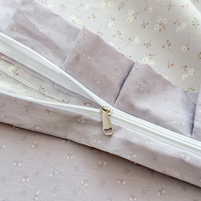 91家纺网 家纺一手货源 找家纺 帛美家纺 2026新款全棉花边款印花四件套 冷清秋