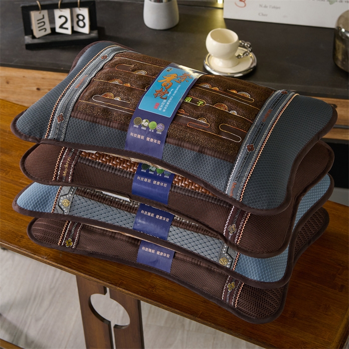 91家纺网 家纺一手货源 找家纺 （总）仁宇枕业 2026新款新品夏季中草药透气网决明子茶香枕花草枕荞麦枕头枕芯