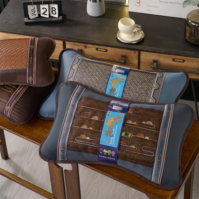 91家纺网 家纺一手货源 找家纺 （总）仁宇枕业 2026新款新品夏季中草药透气网决明子茶香枕花草枕荞麦枕头枕芯