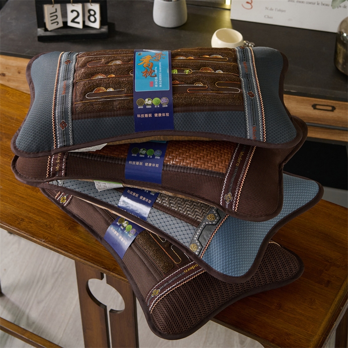 91家纺网 家纺一手货源 找家纺 （总）仁宇枕业 2026新款新品夏季中草药透气网决明子茶香枕花草枕荞麦枕头枕芯