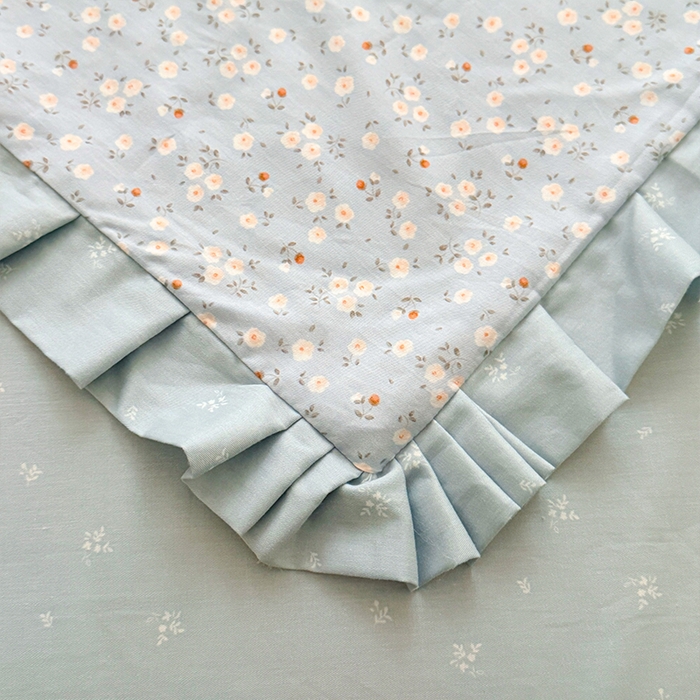 91家纺网 家纺一手货源 找家纺 帛美家纺 2026新款全棉花边款印花四件套 甜蜜花果