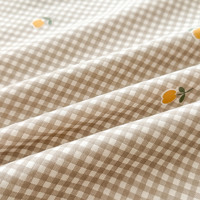 91家纺网 家纺一手货源 找家纺 帛美家纺 2026新款全棉花边款印花四件套 晚香玉