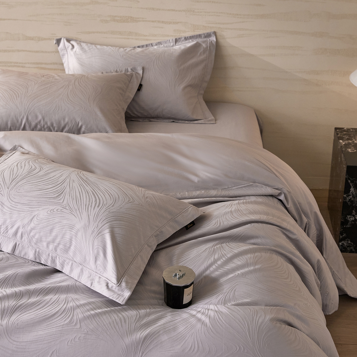 91家纺网 家纺一手货源 找家纺 （总）梧桐树 2026新款60支长绒棉提花高奢系列四件套