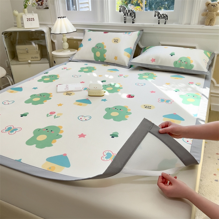 91家纺网 家纺一手货源 找家纺 （总）布凡家居 2026新款卡通冰丝印花凉席