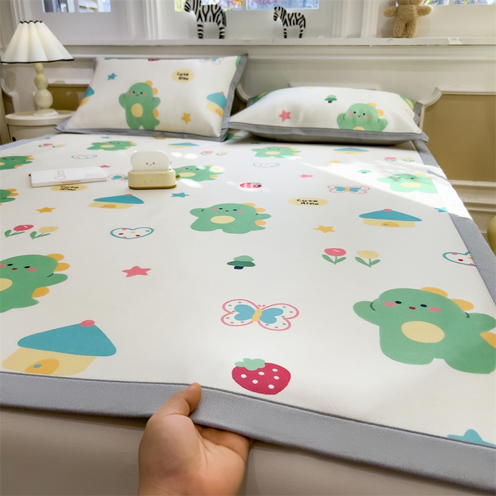 91家纺网 家纺一手货源 找家纺 （总）布凡家居 2026新款卡通冰丝印花凉席