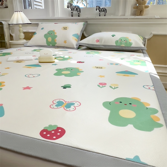 91家纺网 家纺一手货源 找家纺 （总）布凡家居 2026新款卡通冰丝印花凉席