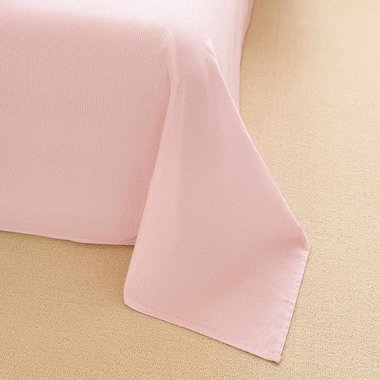 91家纺网 家纺一手货源 找家纺 寝美资家居 2026新款A类里外全棉夏凉被四件套-风格一 草莓甜心