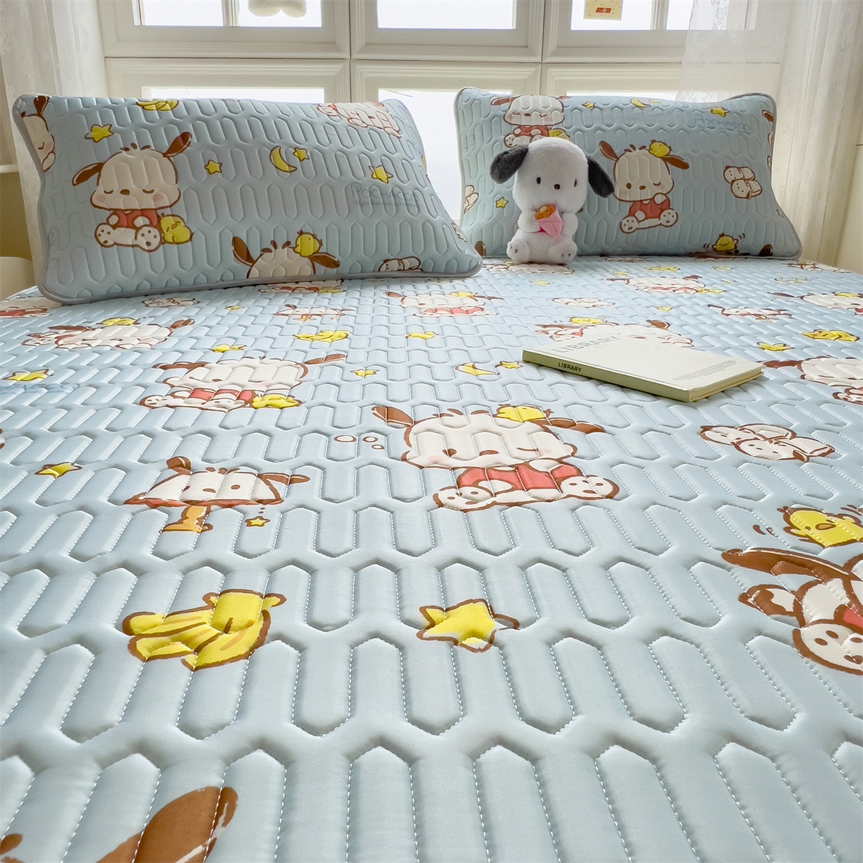 91家纺网 家纺一手货源 找家纺 兄弟坊 2026新款正版授权卡通乳胶凉席软凉席席子 帕恰小狗