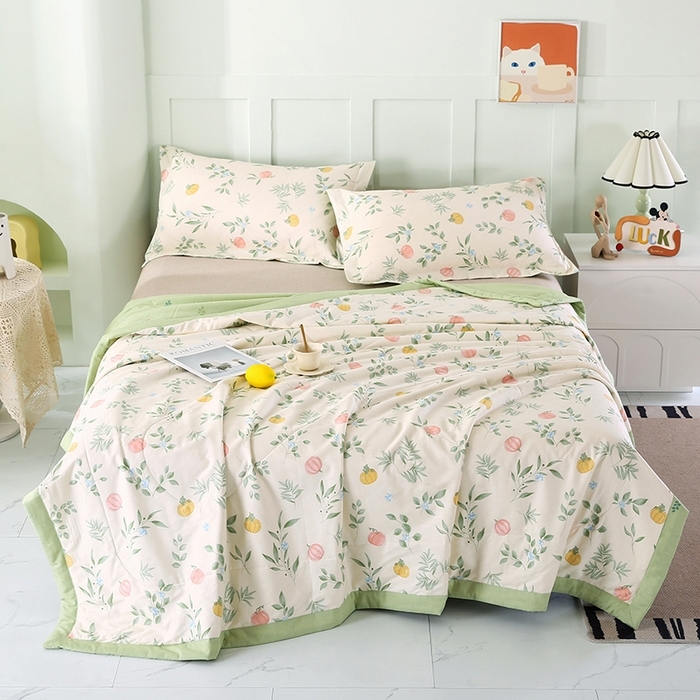 91家纺网 家纺一手货源 找家纺 （总）米萝家居 2026新款全棉夏凉被纯棉空调被印花夏被