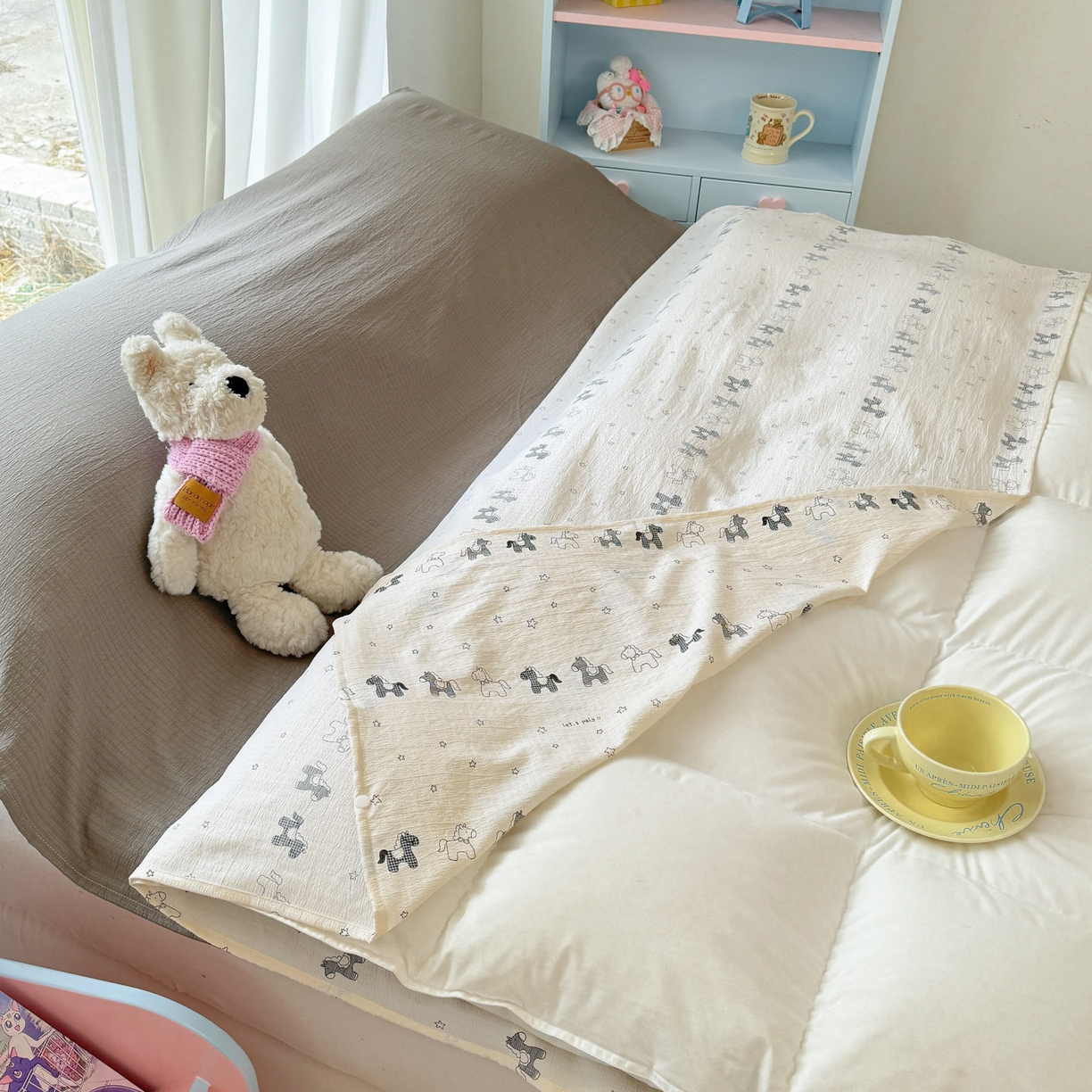 91家纺网 家纺一手货源 找家纺 （总）Sweet dreams甜梦 2026新款A类皱皱双层纱小清新酒店一体式旅行睡袋