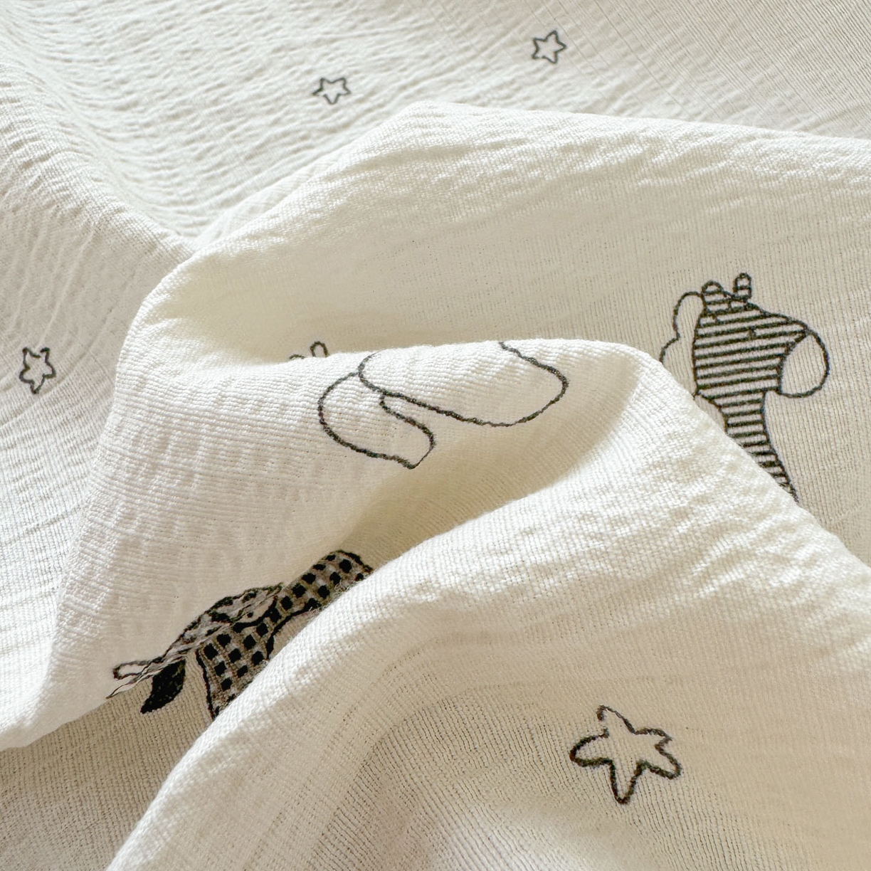 91家纺网 家纺一手货源 找家纺 （总）Sweet dreams甜梦 2026新款A类皱皱双层纱小清新酒店一体式旅行睡袋