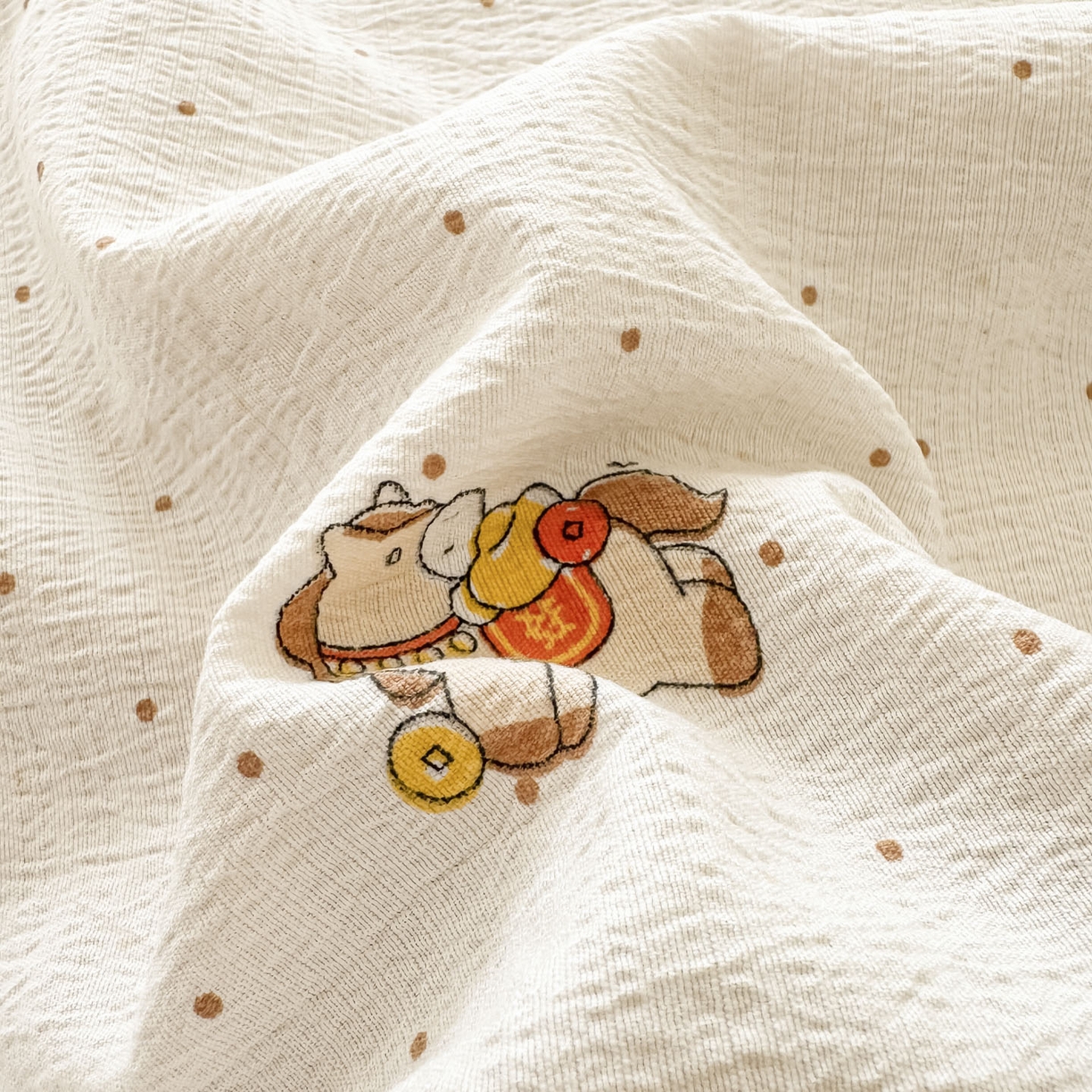 91家纺网 家纺一手货源 找家纺 Sweet dreams甜梦 2026新款A类皱皱双层纱小清新酒店一体式旅行睡袋 马上有钱