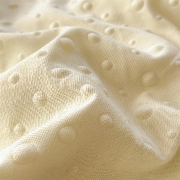 91家纺网 家纺一手货源 找家纺 布凡家居 2026新款四层纱按摩豆豆被泡泡夏被子被芯 蝴蝶结-柠檬黄