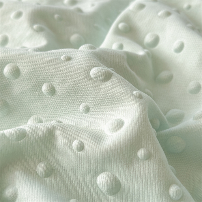 91家纺网 家纺一手货源 找家纺 布凡家居 2026新款四层纱按摩豆豆被泡泡夏被子被芯 小花-果绿