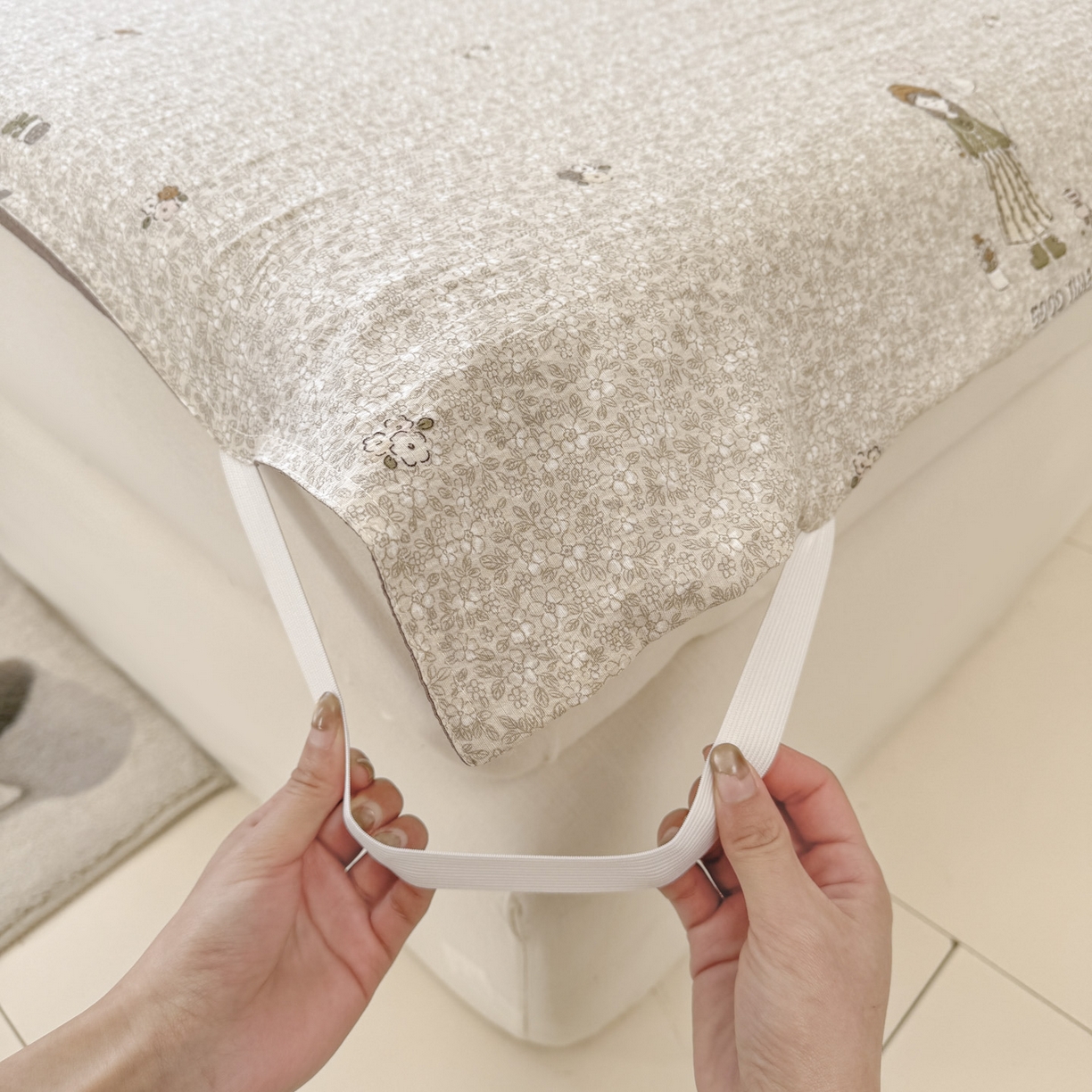 91家纺网 家纺一手货源 找家纺 Sweet dreams甜梦 2026新款A类皱皱双层纱小清新酒店一体式旅行睡袋 田园姑娘