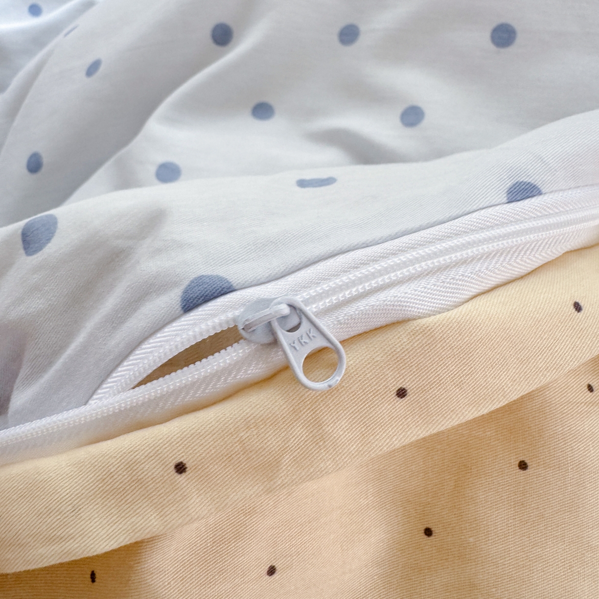 91家纺网 家纺一手货源 找家纺 云锦家居 2026新款13370纯棉毛巾绣呆萌系列四件套第一波 波点米菲兔