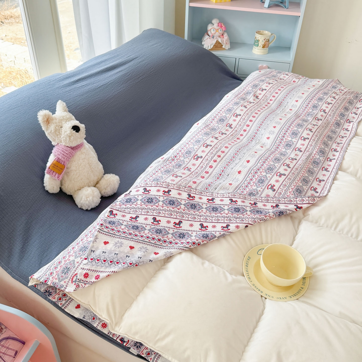 91家纺网 家纺一手货源 找家纺 Sweet dreams甜梦 2026新款A类皱皱双层纱小清新酒店一体式旅行睡袋 异域风情