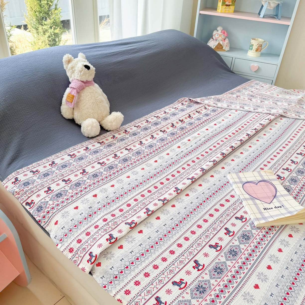 91家纺网 家纺一手货源 找家纺 Sweet dreams甜梦 2026新款A类皱皱双层纱小清新酒店一体式旅行睡袋 异域风情