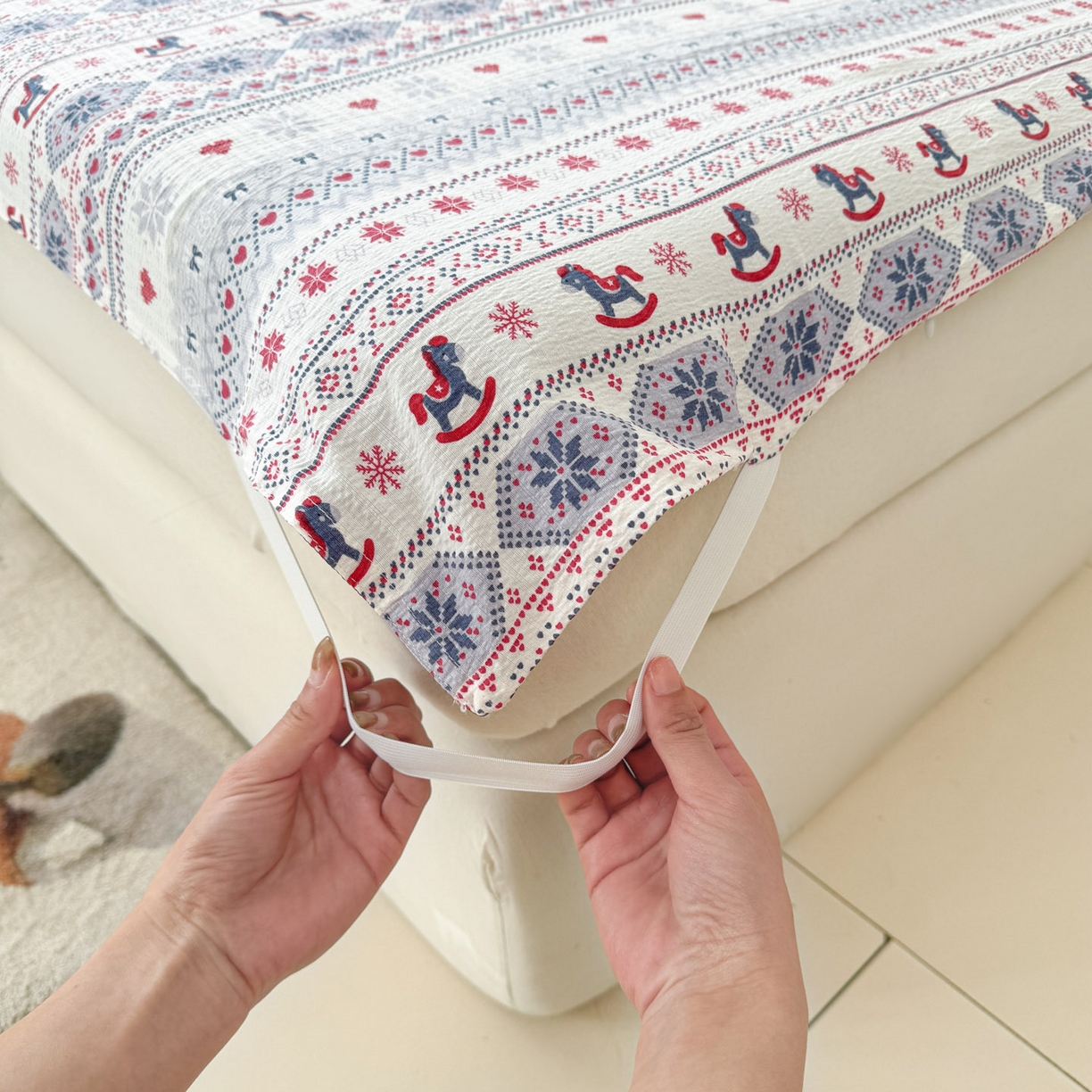 91家纺网 家纺一手货源 找家纺 Sweet dreams甜梦 2026新款A类皱皱双层纱小清新酒店一体式旅行睡袋 异域风情