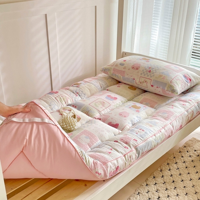91家纺网 家纺一手货源 找家纺 （总）小桃姐家纺 2025新款卡通床褥垫学生宿舍垫软床垫榻榻米床垫褥子铺盖
