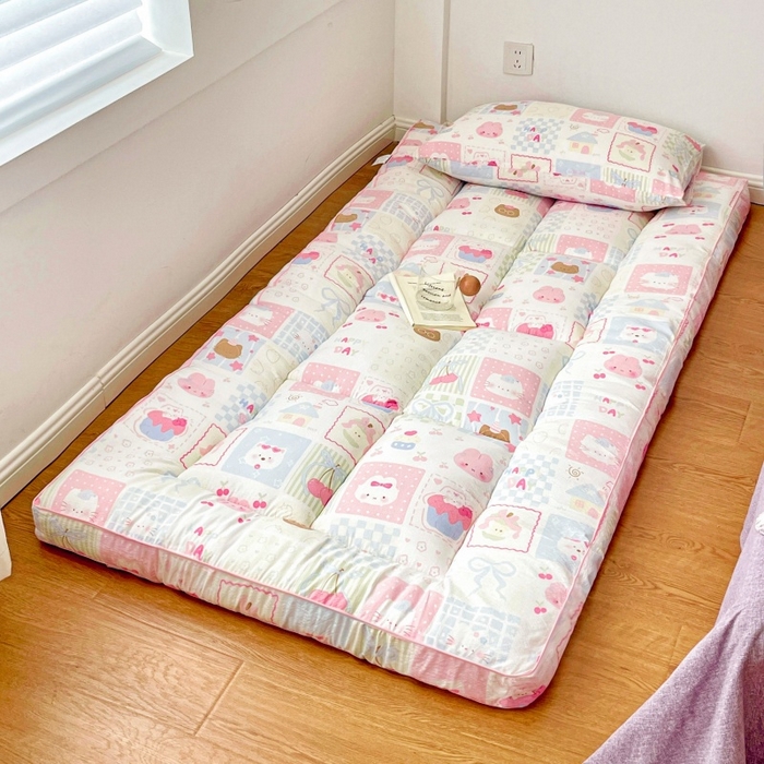 91家纺网 家纺一手货源 找家纺 （总）小桃姐家纺 2025新款卡通床褥垫学生宿舍垫软床垫榻榻米床垫褥子铺盖