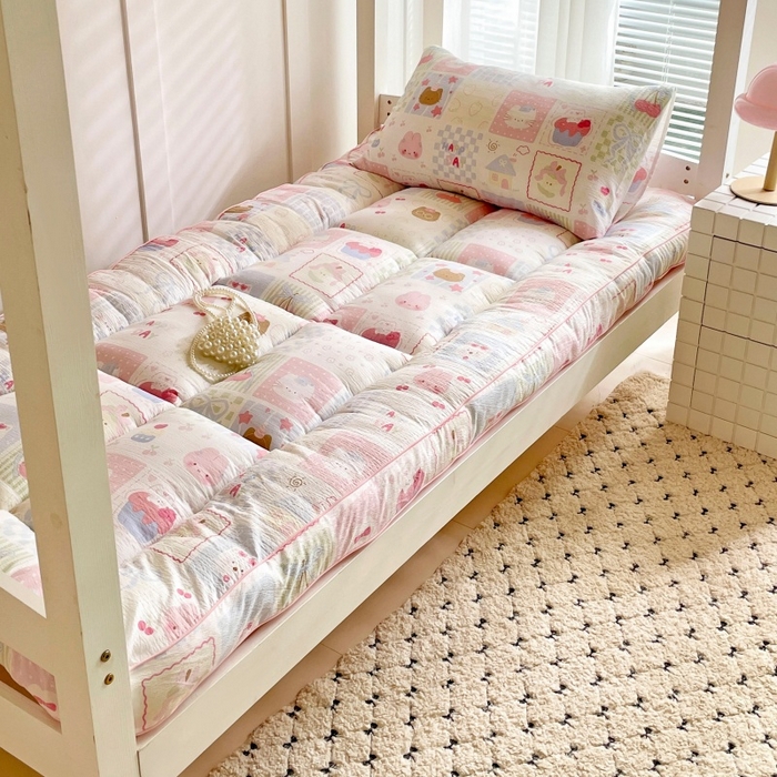 91家纺网 家纺一手货源 找家纺 （总）小桃姐家纺 2025新款卡通床褥垫学生宿舍垫软床垫榻榻米床垫褥子铺盖