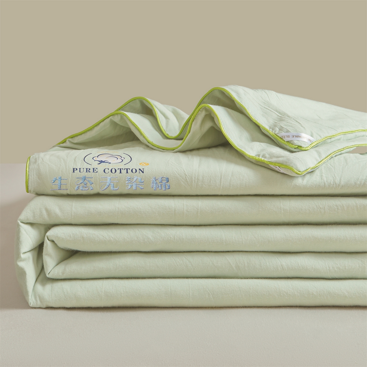 91家纺网 家纺一手货源 找家纺 （总）招财星家纺 2026新款国标艾a类纯色100%新疆棉夏被夏凉被空调被棉花夏被棉花被子被芯热款含质检报告买家秀包检