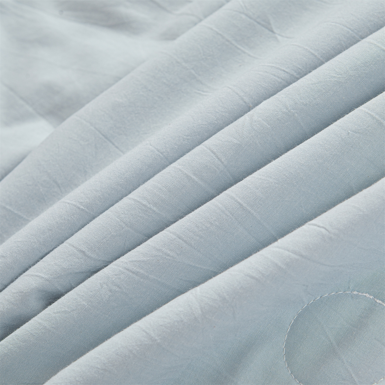 91家纺网 家纺一手货源 找家纺 招财星家纺 2026新款国标艾a类纯色100%新疆棉夏被夏凉被空调被棉花夏被棉花被子被芯热款含质检报告买家秀包检 莫奈-雾霾蓝