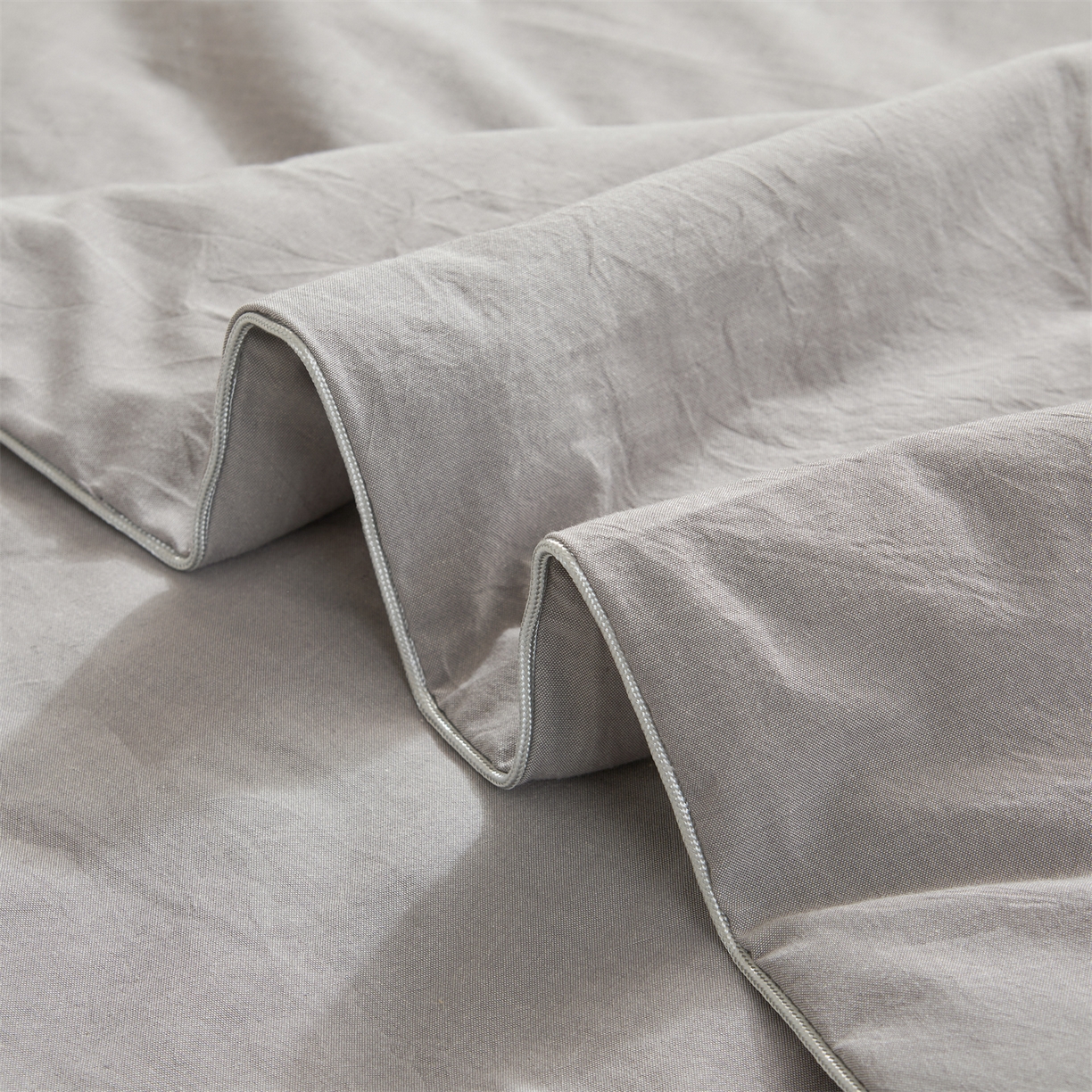 91家纺网 家纺一手货源 找家纺 招财星家纺 2026新款国标艾a类纯色100%新疆棉夏被夏凉被空调被棉花夏被棉花被子被芯热款含质检报告买家秀包检 莫奈-典雅灰