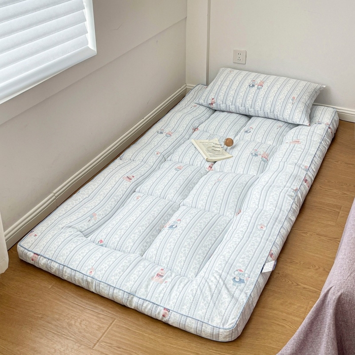 91家纺网 家纺一手货源 找家纺 小桃姐家纺 2025新款卡通床褥垫学生宿舍垫软床垫榻榻米床垫褥子铺盖 小象世界