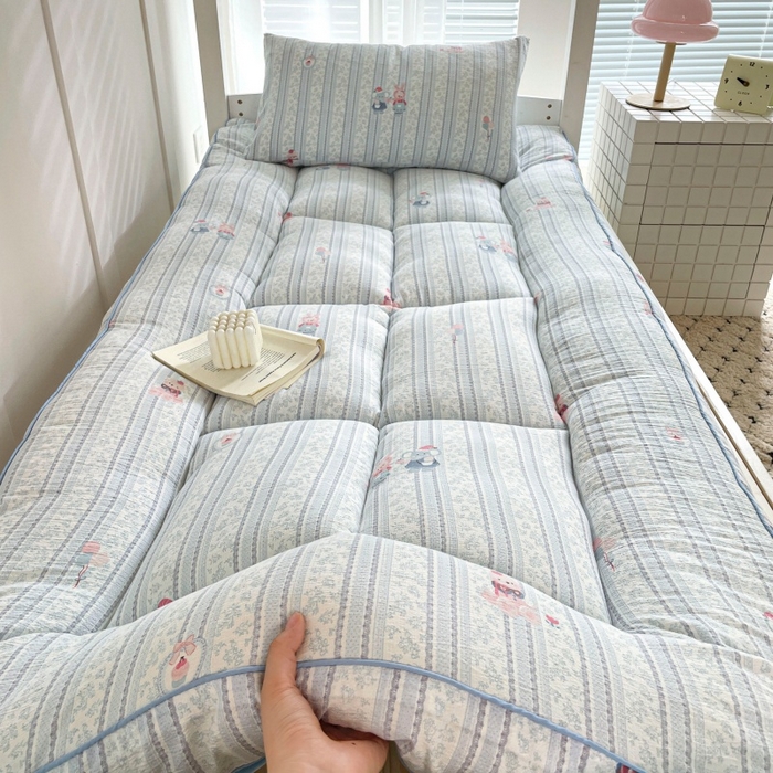 91家纺网 家纺一手货源 找家纺 小桃姐家纺 2025新款卡通床褥垫学生宿舍垫软床垫榻榻米床垫褥子铺盖 小象世界