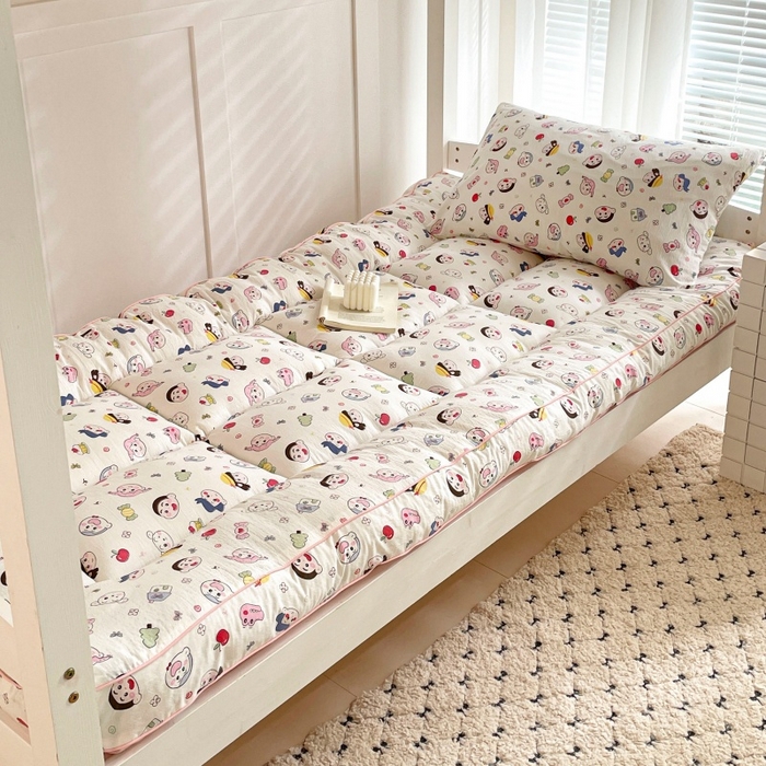 91家纺网 家纺一手货源 找家纺 小桃姐家纺 2025新款卡通床褥垫学生宿舍垫软床垫榻榻米床垫褥子铺盖 小新