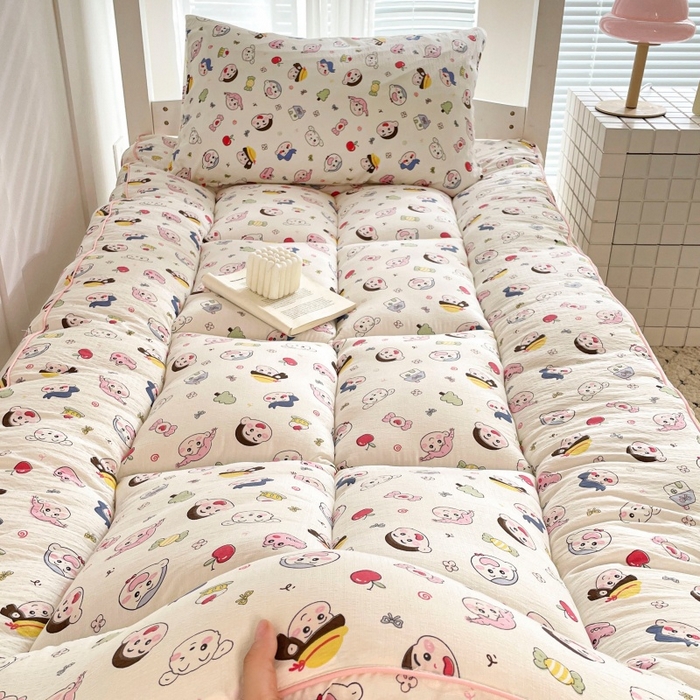 91家纺网 家纺一手货源 找家纺 小桃姐家纺 2025新款卡通床褥垫学生宿舍垫软床垫榻榻米床垫褥子铺盖 小新