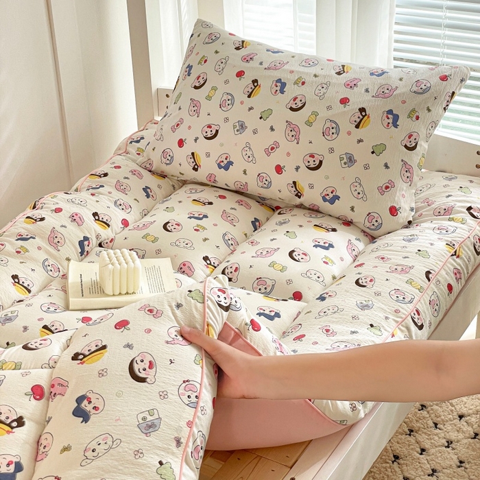 91家纺网 家纺一手货源 找家纺 小桃姐家纺 2025新款卡通床褥垫学生宿舍垫软床垫榻榻米床垫褥子铺盖 小新