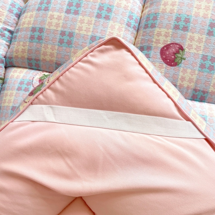 91家纺网 家纺一手货源 找家纺 小桃姐家纺 2025新款卡通床褥垫学生宿舍垫软床垫榻榻米床垫褥子铺盖 有草莓的地方