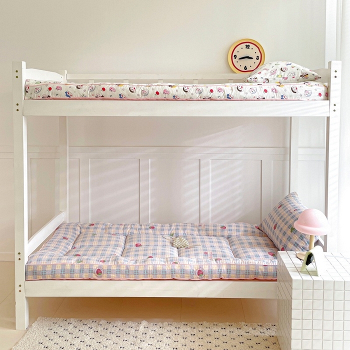 91家纺网 家纺一手货源 找家纺 小桃姐家纺 2025新款卡通床褥垫学生宿舍垫软床垫榻榻米床垫褥子铺盖 有草莓的地方