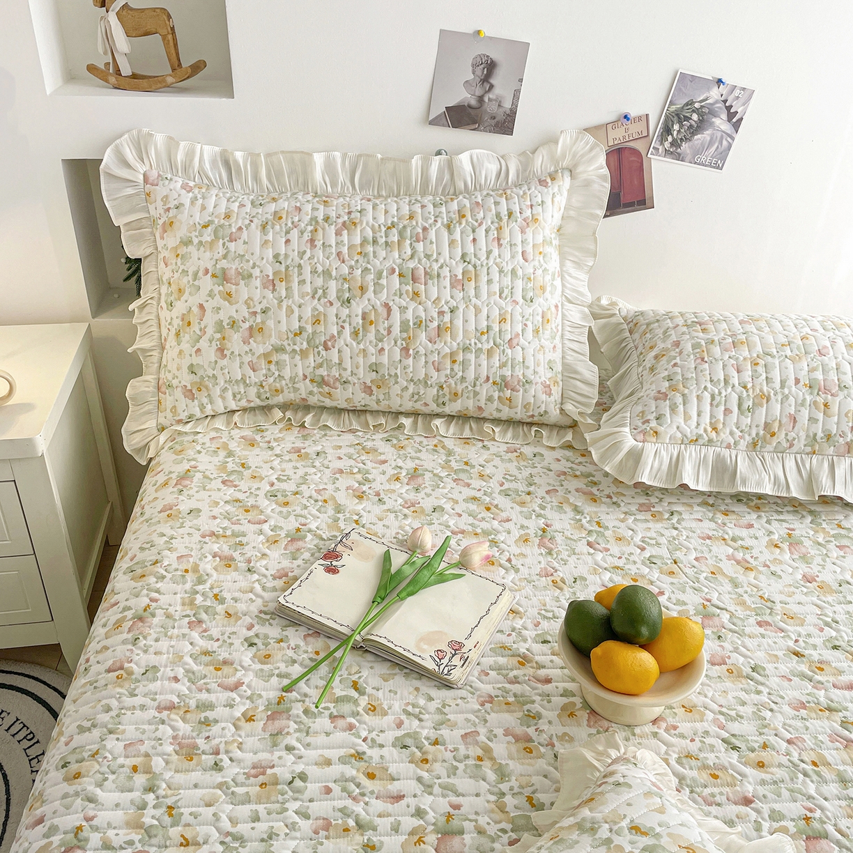 91家纺网 家纺一手货源 找家纺 美优兰 2026新款全棉榻榻米垫 繁花似锦