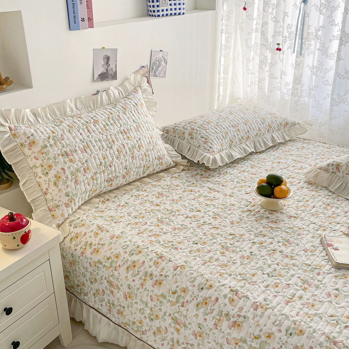 91家纺网 家纺一手货源 找家纺 美优兰 2026新款全棉榻榻米垫 繁花似锦